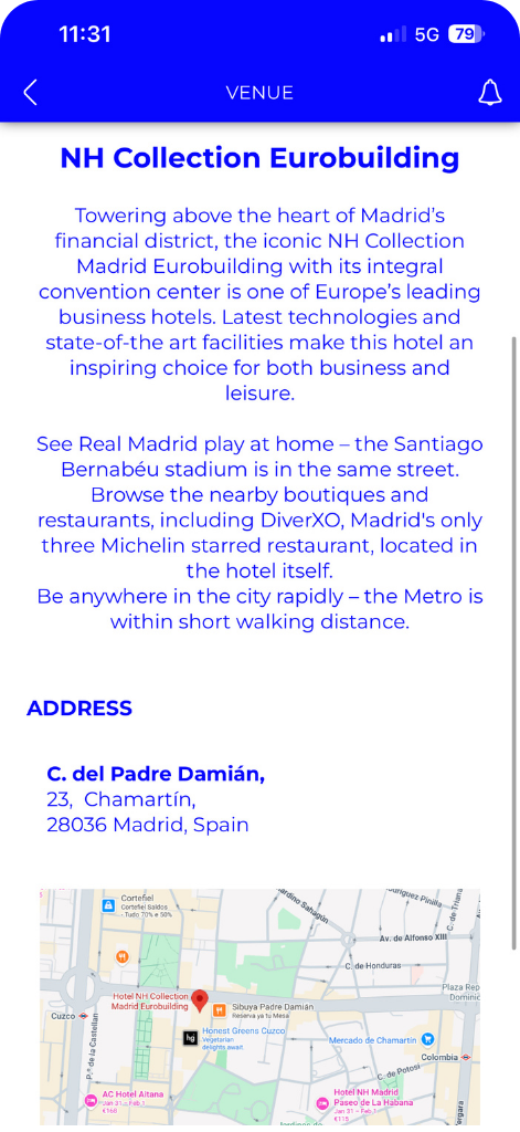 HCS App_Venue Information
